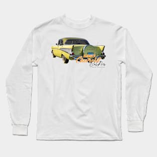 1957 Chevrolet BelAir 4 door hardtop sedan Long Sleeve T-Shirt